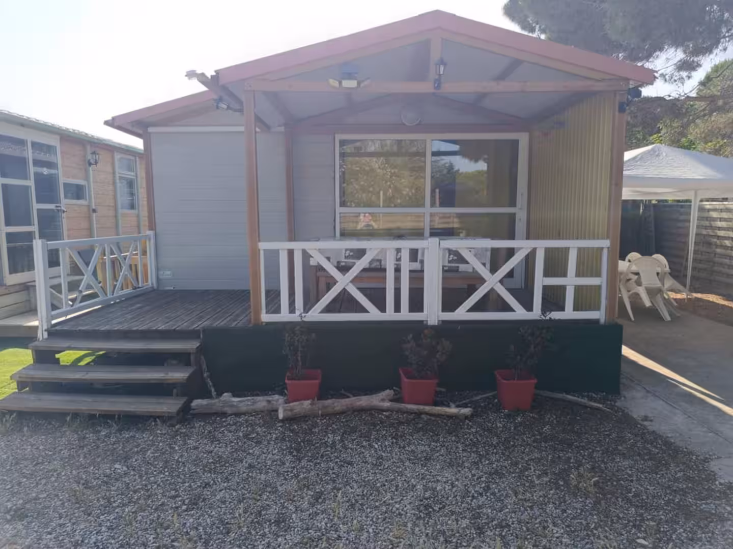 terrain privé 100m de la plage vias